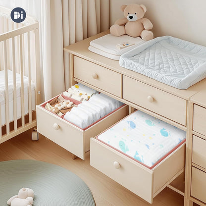 DIMJ Drawer Organizer Clothes 15 Pack - Foldable Dresser Organizer for Nursery, Bedroom, Closet
