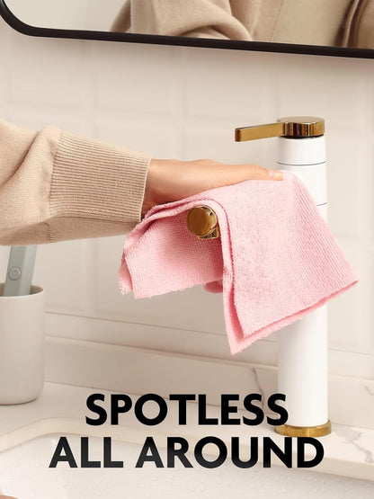 Fantasticlean Microfiber Cleaning Cloth Roll -150 Sheets, Tear Away Microfiber Towels, 12" x 12"