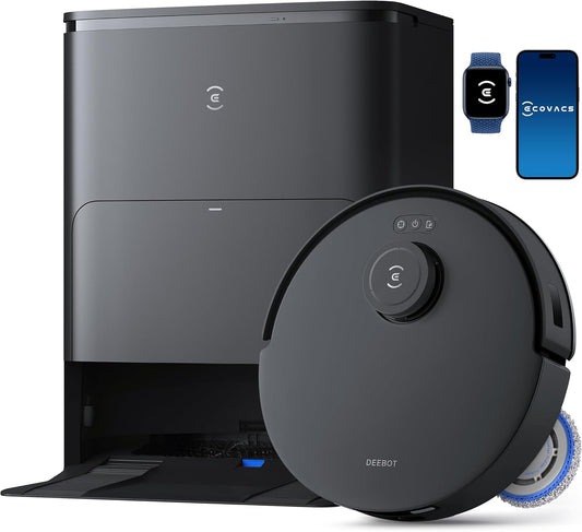 ECOVACS DEEBOT T30S Robot Vacuum and Mop, 11000Pa, ZeroTangle Technology, TruEdge Adaptive Edge