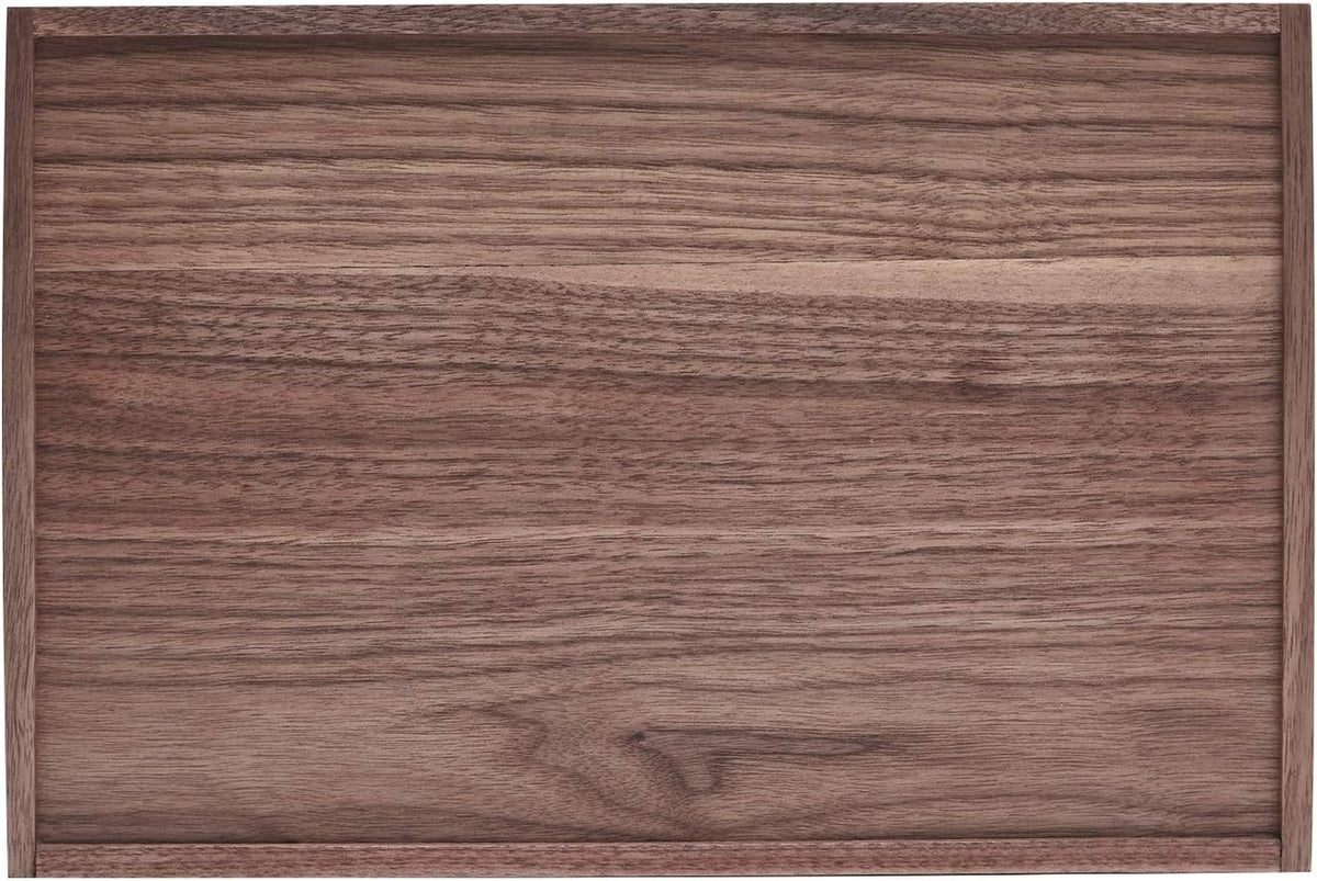 pandapark Wood Organizer Tray,Black Walnut,Desk & Drawer Storage Box (Walnut Master)