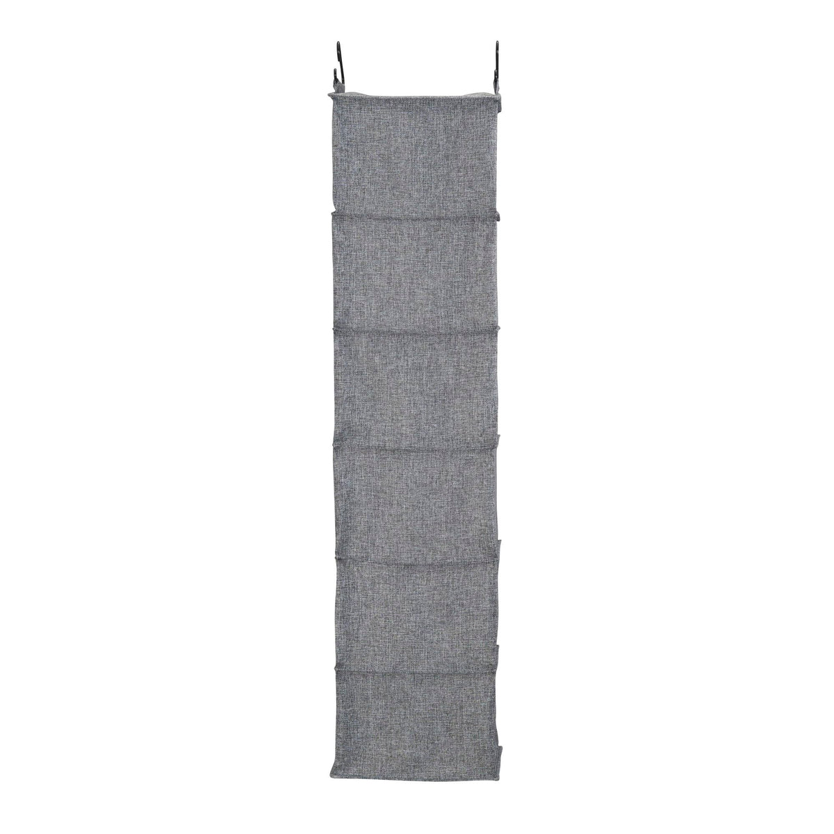 Household Essentials 6 Shelf Hanging Closet Organizer, Hanging Closet Shelf, Fabric Poly Linen and