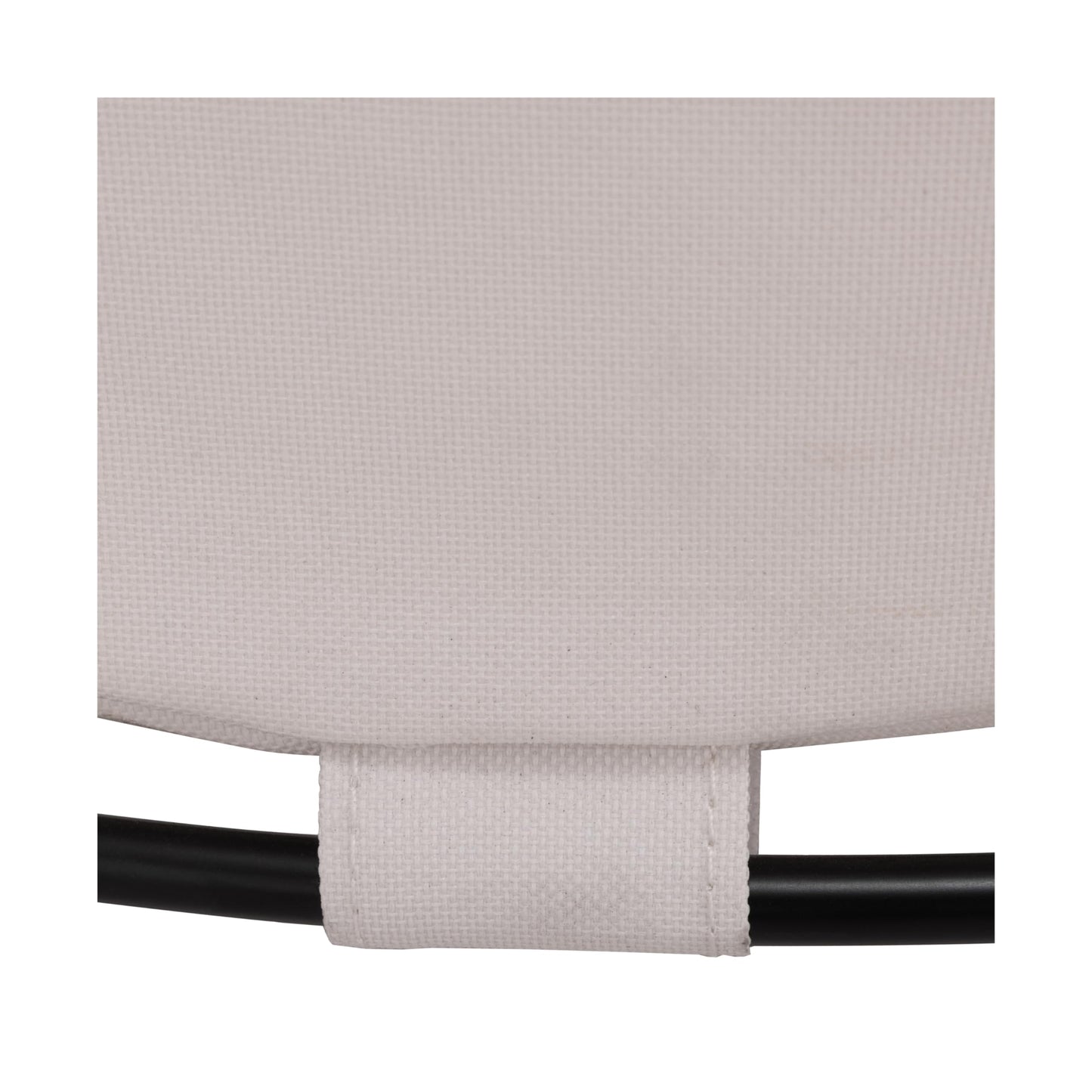 Corner Heavy-Duty Canvas Hamper w/Wheels, 24"W x 17.7"D, Natural White