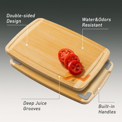 Bamboo Cutting Board Set Non Slip Feet Over Sink Brides Her Wedding Day Bridal Shower Engaged