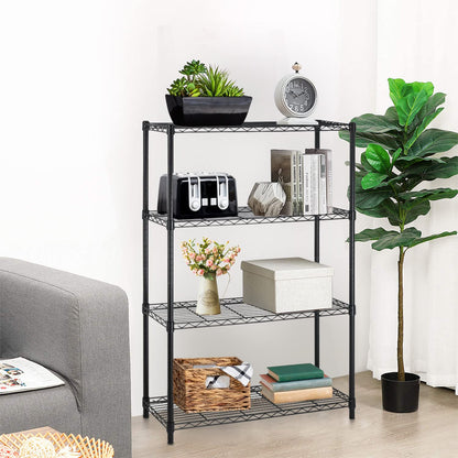 BestOffice Adjustable NSF-Certified Metal Shelf Wire Shelving Unit Storage for Small Places