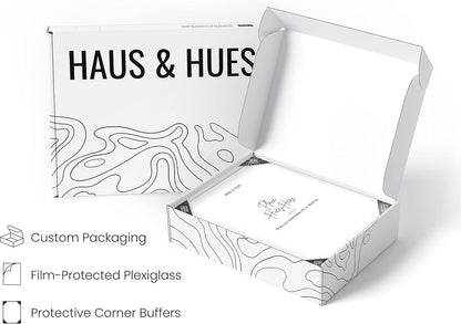 HAUS AND HUES 11x17 White Picture Frame - 11X17 Poster Frame - Aluminum, Vertical & Horizontal