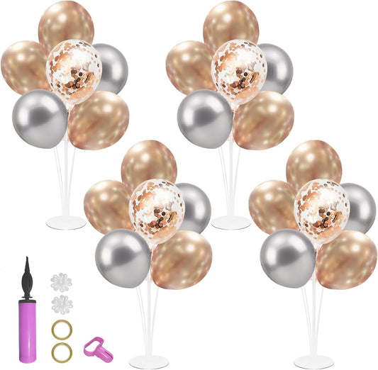 Champagne Balloon Stand Centerpiece Table Decorations for Women's Birthday Bridal Shower Wedding