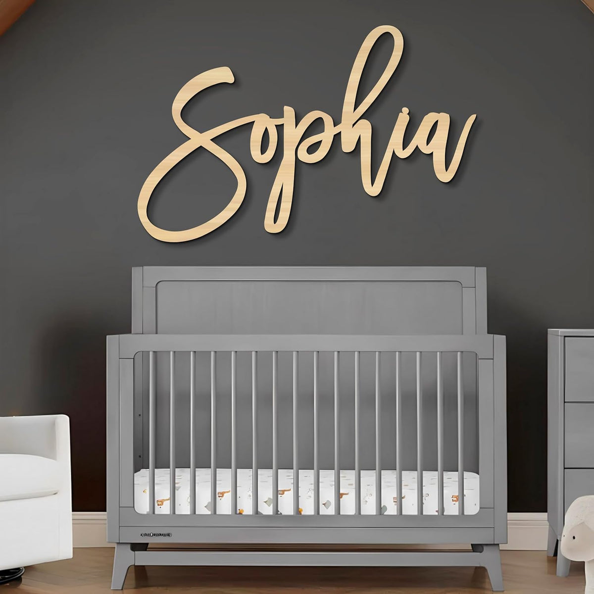 Wooden Name Signs for Nursery Custom Baby Name Sign for Wall Name Signs Personalized Custom Name