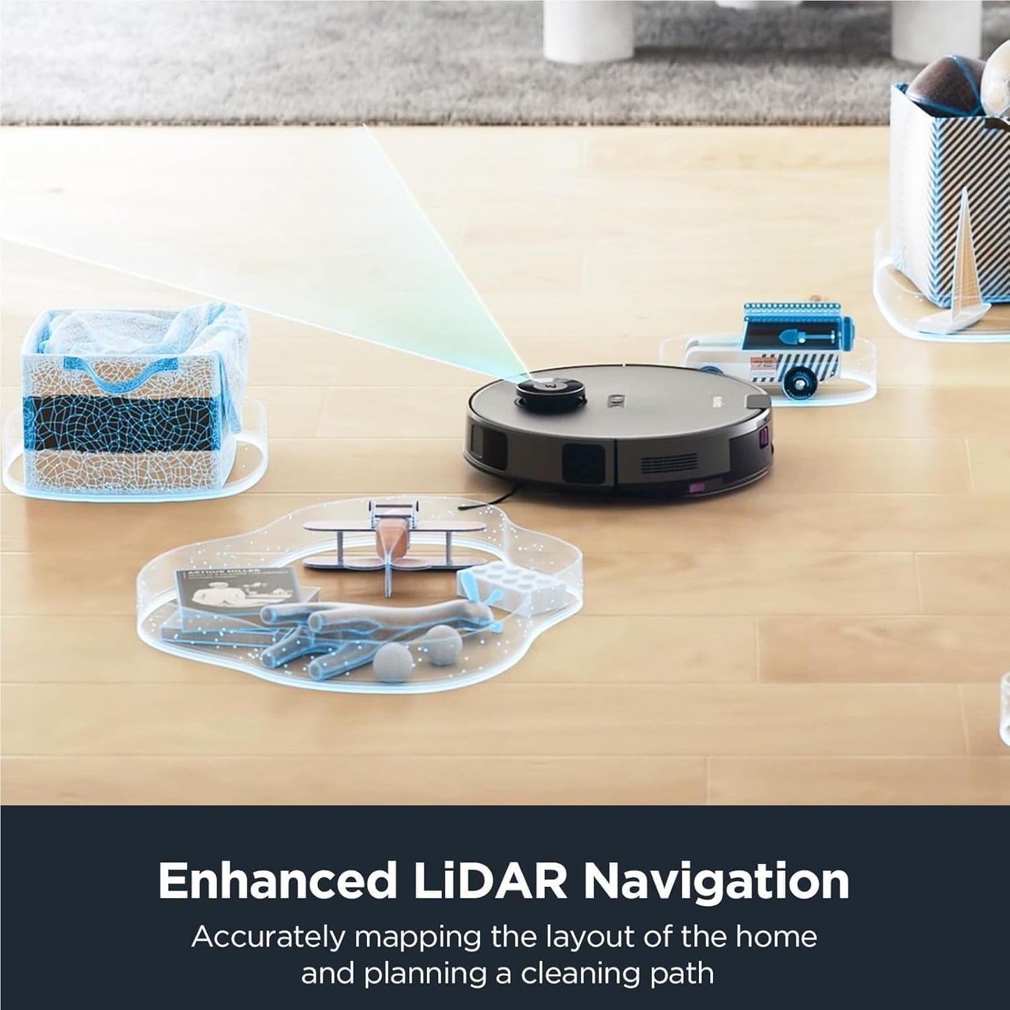 Eureka Robot Vacuum with Bagless Self Emptying Station, Robotic Vacuum Cleaner, 45-Day Capacity