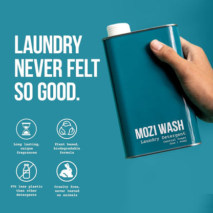 Laundry Detergent Liquid, Central Coast- Sandalwood & Lavender, 50+ Loads, Concentrated, Non toxic