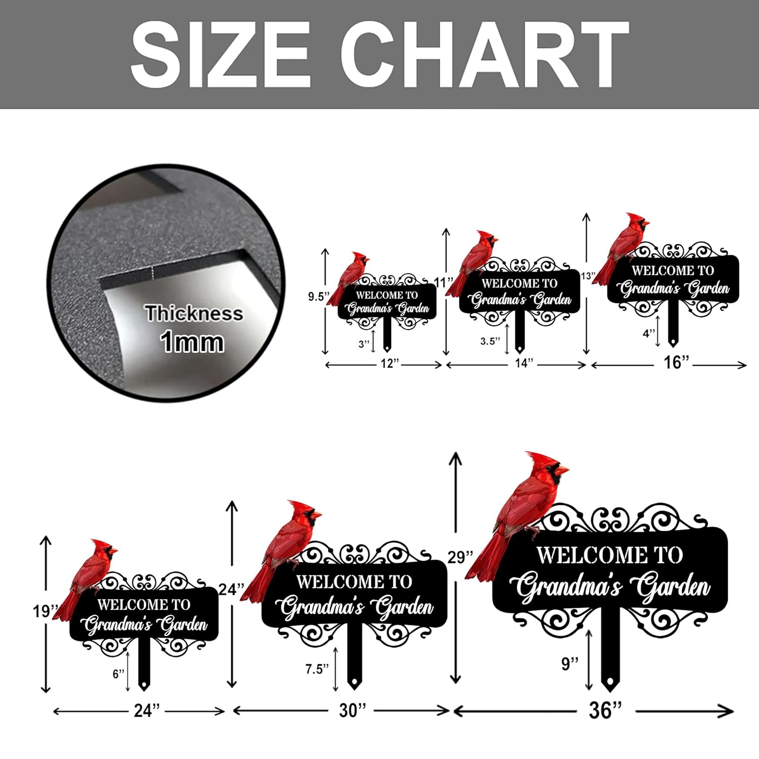 Personalized Metal Garden Signs, Custom Name Yard Stake Sign for House Outdoor Outside Decorative