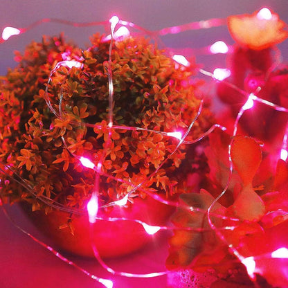 Led Fairy Lights Battery Operated, 1 Pack Mini Battery Powered Copper Wire Starry Fairy Lights for