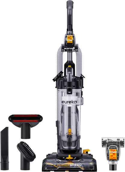EUREKA PowerSpeed Lightweight Powerful Upright Vacuum Cleaner for Carpet and Hard Floor, Pet Turbo
