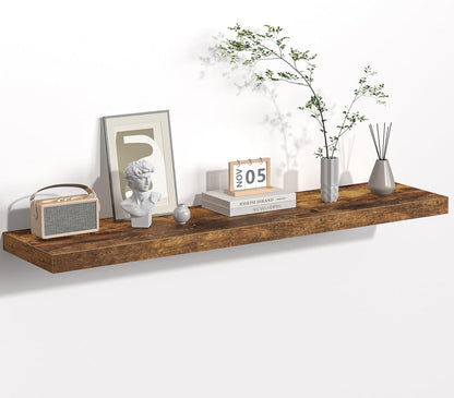 Floating Shelves - 10.23 Inch Deep Wall Shelf for Decor & Storage - Wall Mounted Display Shelving