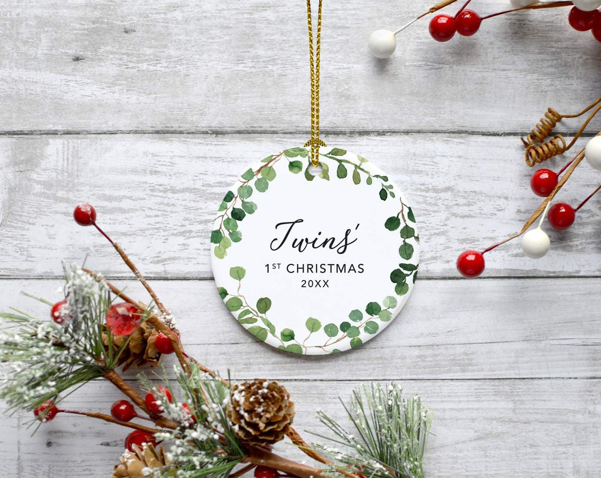 Andaz Press Custom Year Round Ceramic Porcelain Christmas Tree Ornament Keepsake Collectible Gift
