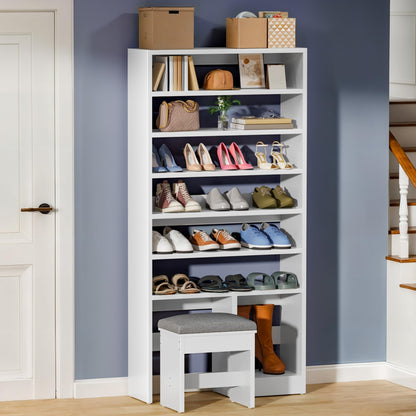 DWVO Shoe Cabinet with Hidden Bench