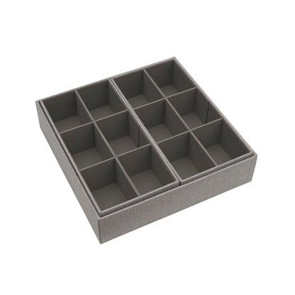 Household Essentials 3‑Piece Drawer Organizer Starter Set in Customizable Inserts of Large and