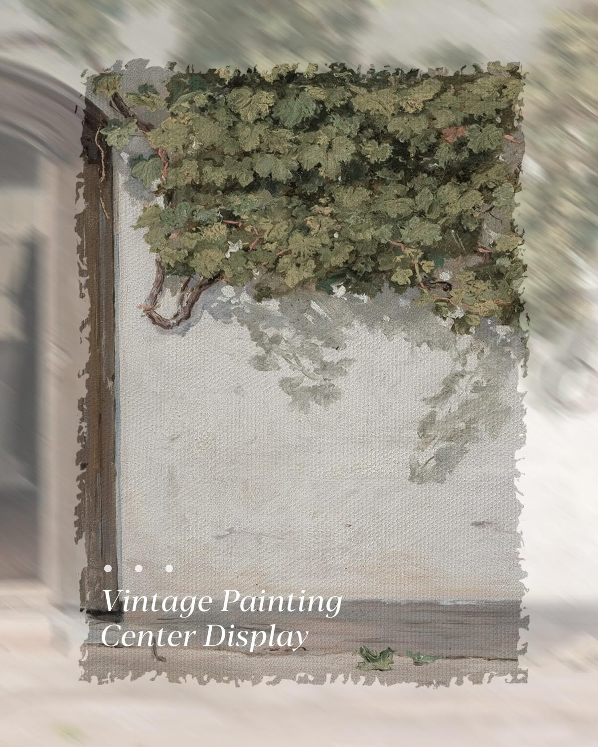 HUARCEY Gold Framed Vintage Wall Art Vineman Climbing The Walls Farmhouse Wall Decor Opening Door