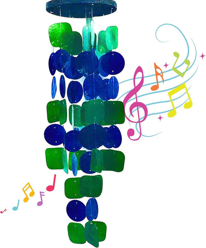 Bellaa 24858 Wind Chimes Outdoor, Garden Decorations, Musical, Indoor/Outside Windchimes, Beach