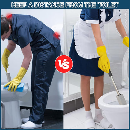 2 Pack Pumice Stone for Toilet Cleaning,16.14In Extra Long Handle Toilet Pumice Stone Toilet Bowl
