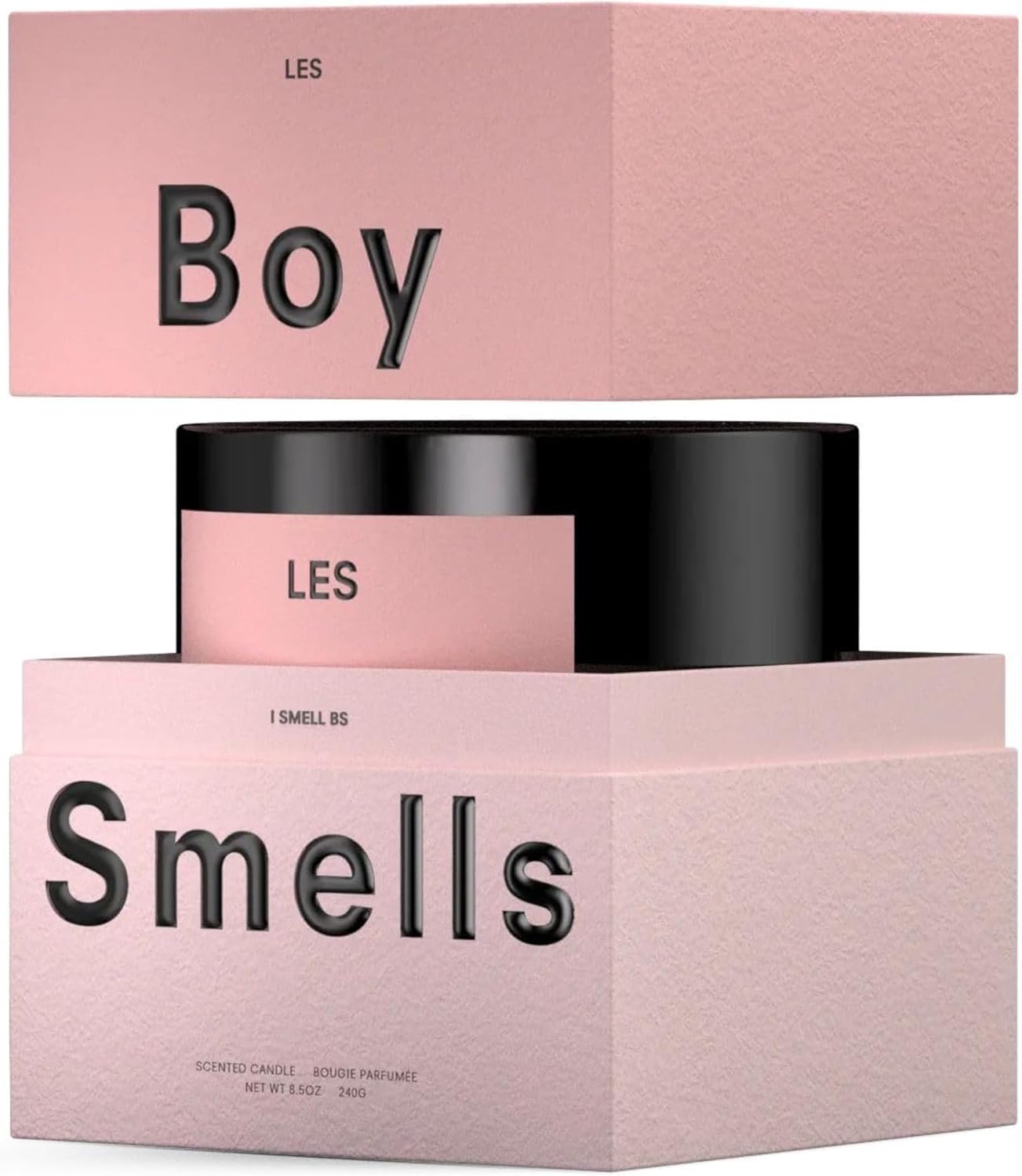 Boy Smells Les Scented Candle for Men and Women, Coconut, Beeswax, & Soy Candle Blend, Aromatherapy