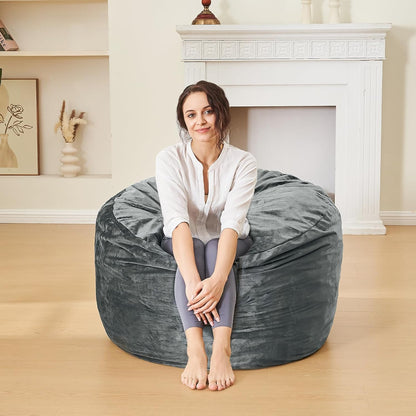 3 Feet Bean Bag Chair - BeanBag Chairs for Adults, Living Room Furniture Sofa with Soft Micro Fiber