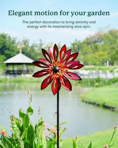 Wind Spinners Outdoor - Large Kinetic Metal Wind Sculptures & Spinners for Yard and Garden, Yard