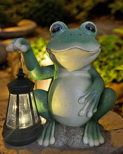 YODY Solar Garden Statues Outdoor Decor- Yard Decorations for Patio, Balcony, Backyard, Lawn