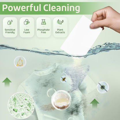 Poesie Laundry Detergent Sheets Original（Rainy Glass） Scent 160 Count Camping Hiking RV Trip