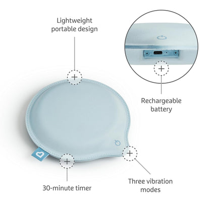 Munchkin Lulla-Vibe Vibrating Pad, Baby Sleep Soother for Crib Mattresses, Bassinets, Strollers