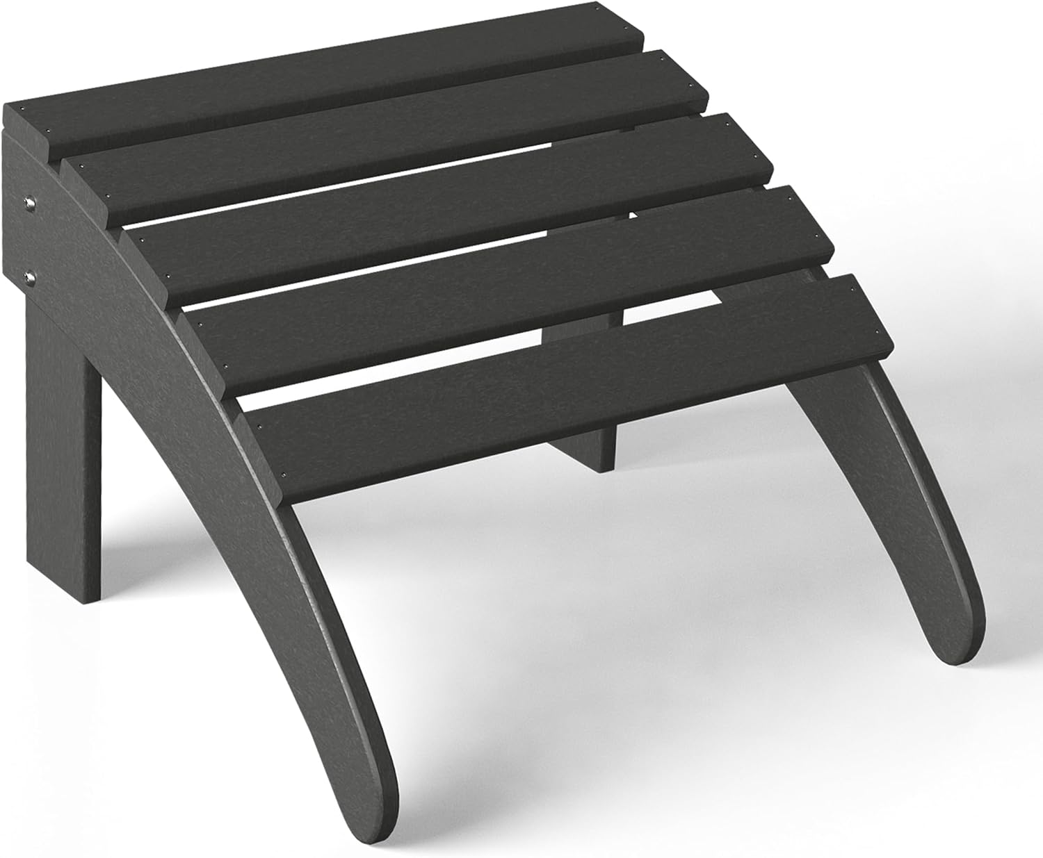WestinTrends Outdoor Ottoman, Patio Adirondack Ottoman Foot Rest, All Weather Poly Lumber Folding