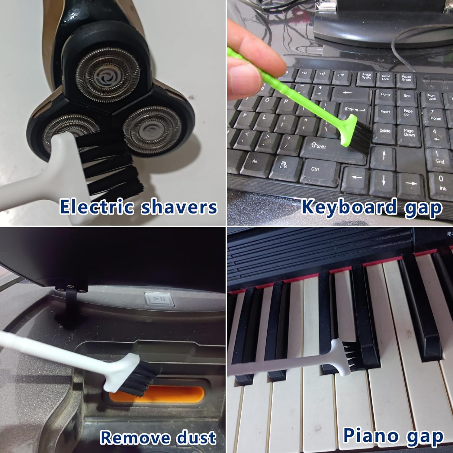 12Pcs Crevice Cleaning Brush,Small Gap Cleaning Brushes for Cleaning Bathroom,Kitchen,Window