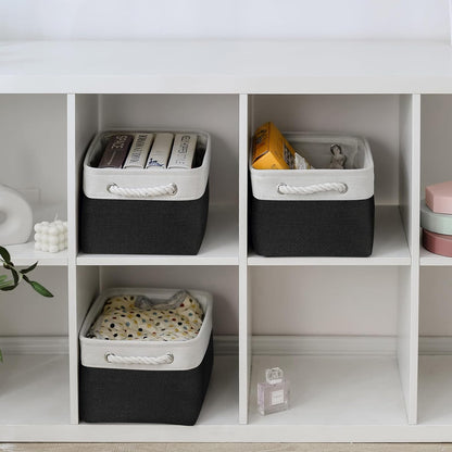 TheWarmHome Storage Bins for Shelves - 1 Pack 13.8x9.7x6.7 inch Storage Basket for Organizing for