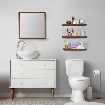 Sorbus Floating Shelves for Wall, Bathroom Shelves Wall Mounted for Kitchen, Bedroom, Bathroom