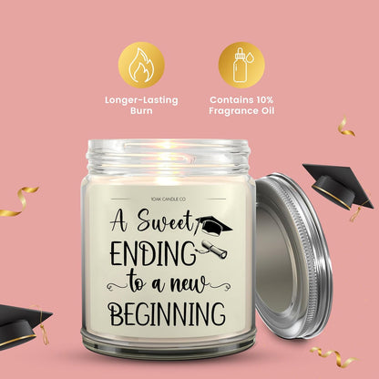 1OAK Vanilla Scented Candles Gifts for Women - Graduation Candle - 2025 Graduation Gifts for Her