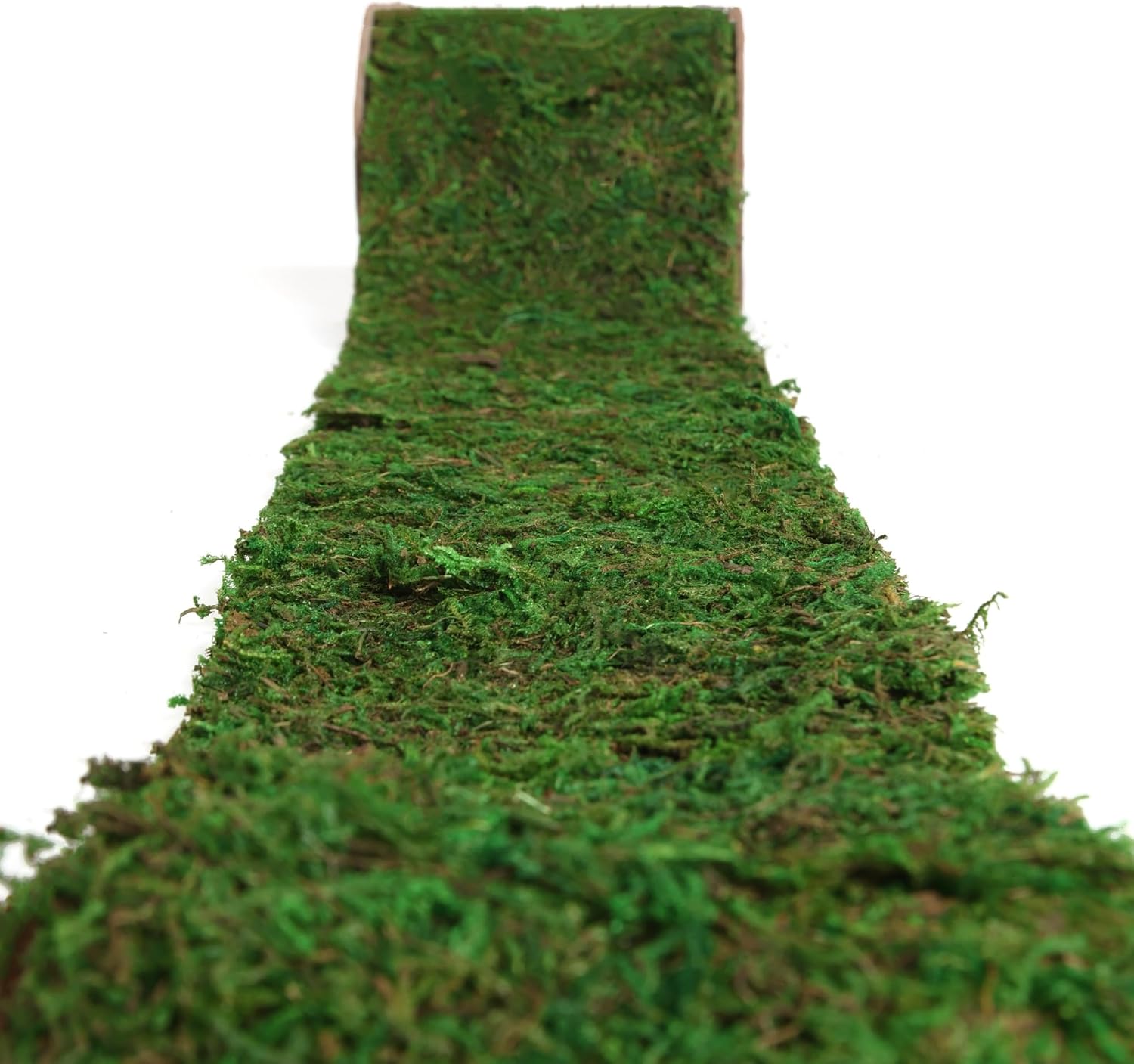 Moss Roll, Dried Moss for Crafts, Moss Table Runner for Fairy Gardens, Wedding Woodland Decor