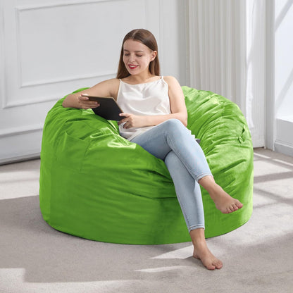 Hobestluk 3FT Bean Bag Chair Giant Bean Bag Chairs for Adults Large Bean Chairs with Removable