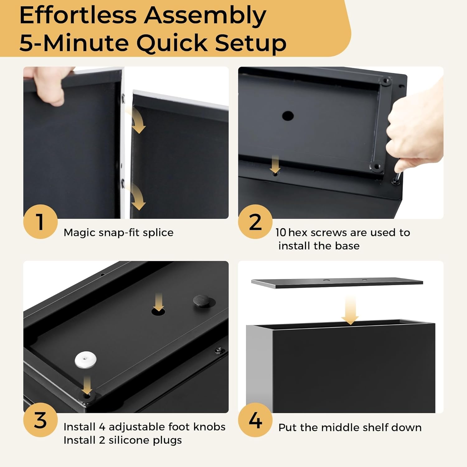 Tall & Long Metal Divider Planter 30W x 11D x 24H, Easy 5-Min Assembly, Outdoor Span Rectangular
