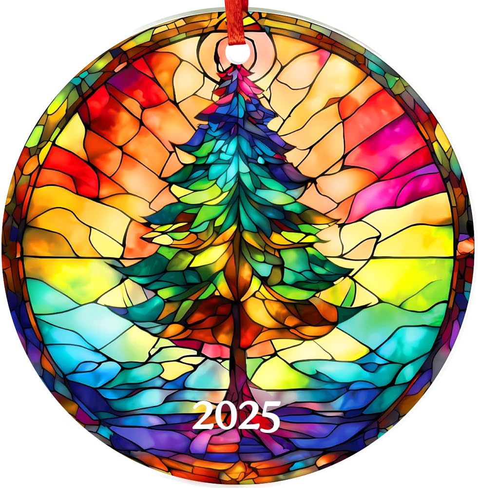 Jabihome Christmas Ornaments 2025, Exchange for Women, Men, Collectible Dated Year Ornaments for