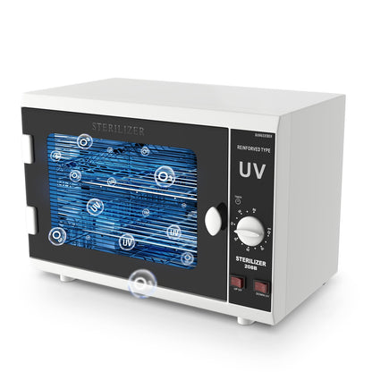 UV Sanitizer Cabinet. Dual Lamp UV Light Sanitizer Box with Timer Setting, Suitable for Cleaning of