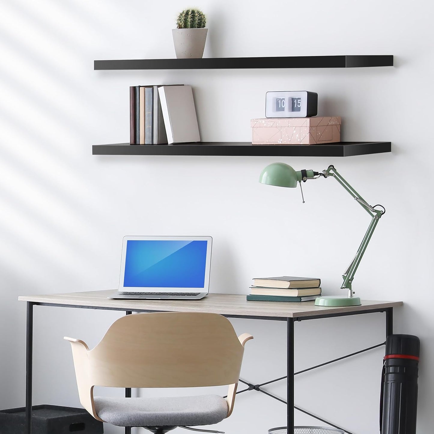 Sorbus Floating Shelves for Wall - 35 Inch Long Bathroom Shelves, Wall Decor for Bedroom, Kitchen