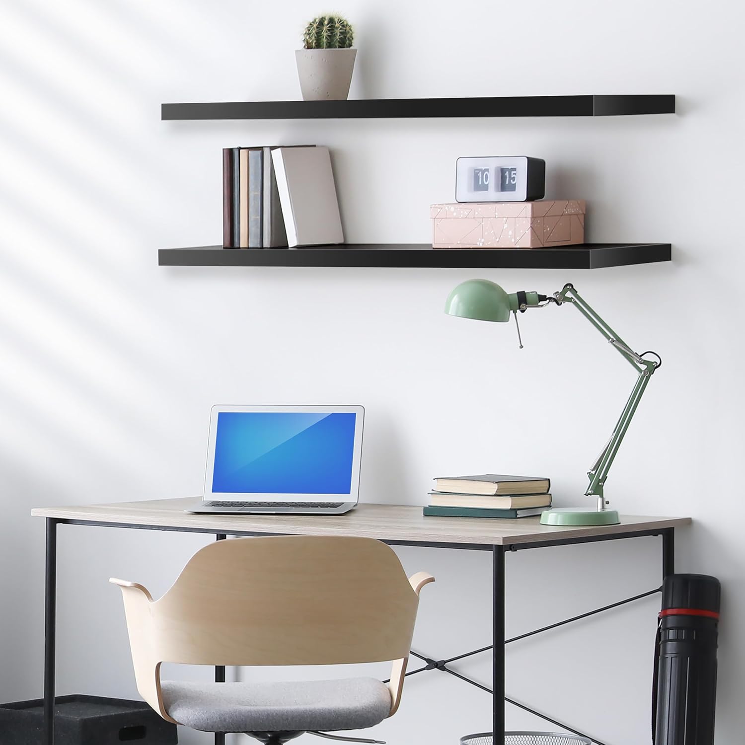 Sorbus Floating Shelves for Wall - 35 Inch Long Bathroom Shelves, Wall Decor for Bedroom, Kitchen