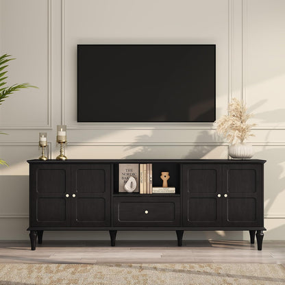 ARTPOWER 67'' Mid-Century Modern TV Stand with Storage Drawer and Doors, Long TV Stand with