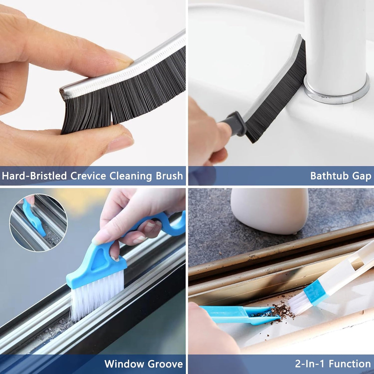 14Pcs Small Crevice Cleaning Brush Set, Groove Gap Cleaning Tool for Cleaning Kitchen,Bathroom