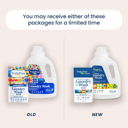 Laundry Wash Detergent for Sensitive Skin, Gentle & Safe for Baby Clothes | Plant-Based, Natural