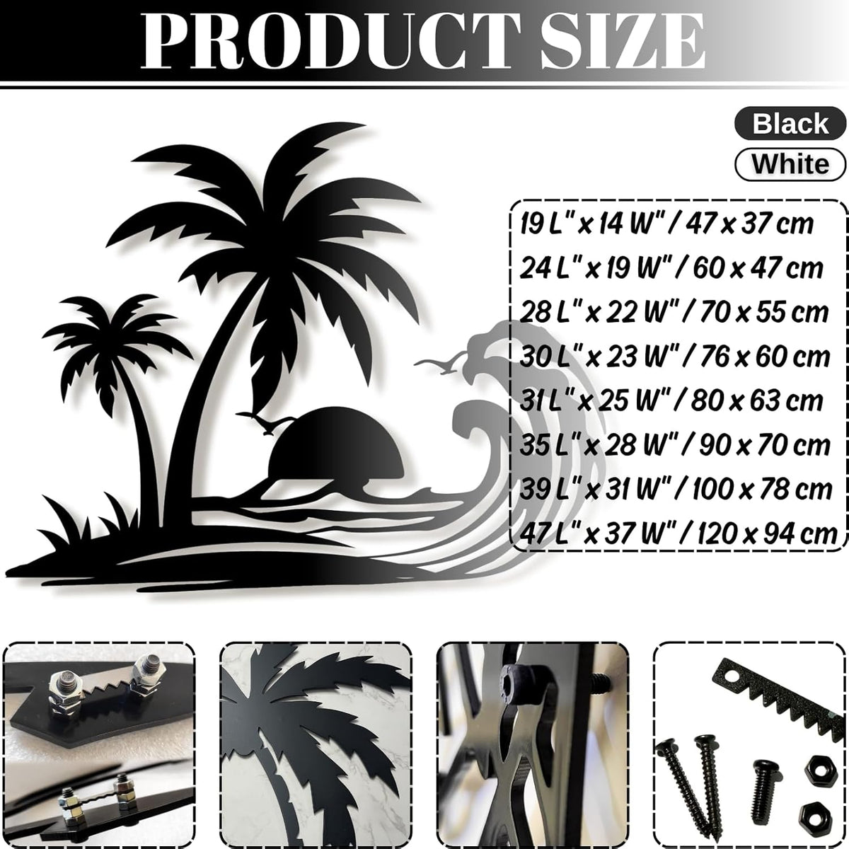 Palm Tree Metal Wall Decor,Palm Tree Metal Wall Art,Metal Palm Tree,Metal Palm Tree Wall