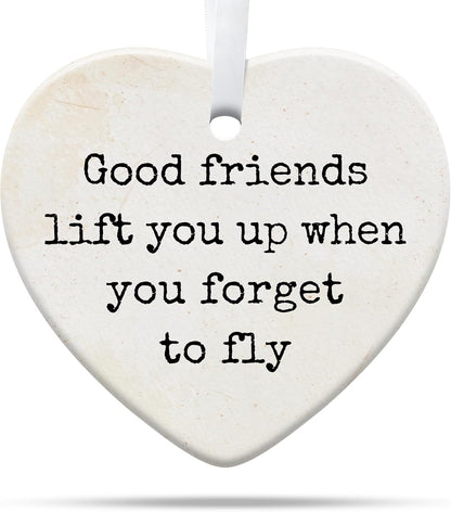 Friendship Gifts for Women, Best Friend, Funny, Work Besties, Sister, Friend Ornaments for Women