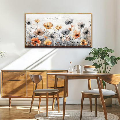 ZUITINGHUA Wood Framed Canvas Wall Art For Living Room Wall Decor For Bedroom Office Wall