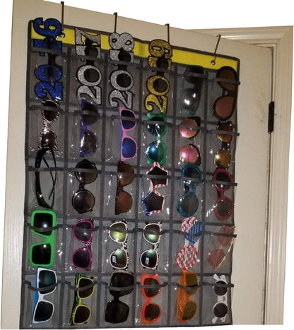Classroom Pocket Chart for Phone Calculator Holder Over The Door Hanging Closet Jewelry Organizer