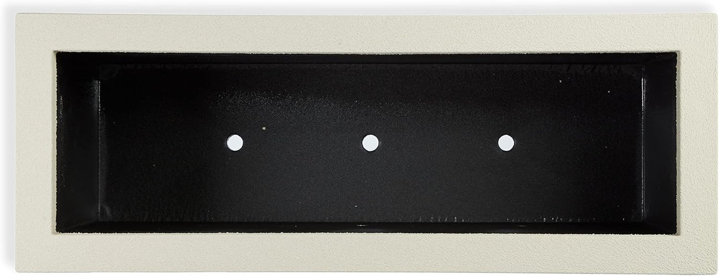 PolyStone Milan Tall Modern Outdoor/Indoor Rectangular Trough Planter, 46" L X 17" W X 19" H