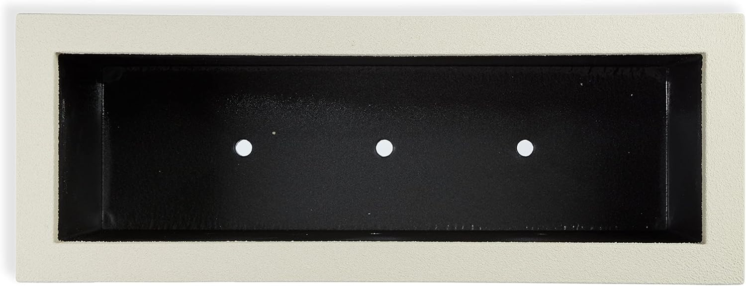 PolyStone Milan Tall Modern Outdoor/Indoor Rectangular Trough Planter, 46" L X 17" W X 19" H